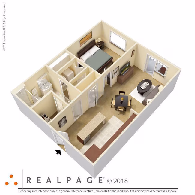 Unit 1158 1134 floor plan
